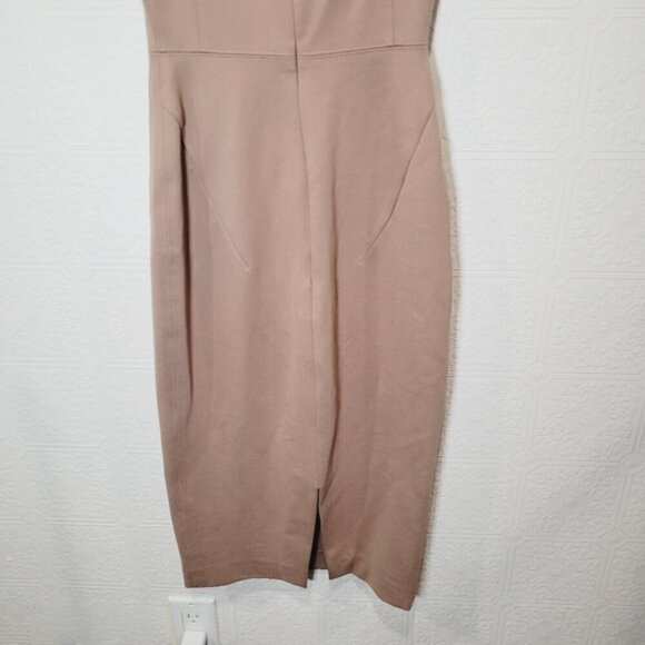 Babaton Ruslan dress in tan - Picture 6 of 8